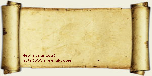 Jakov Sentić vizit kartica